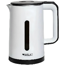 Чайник электрический Kelli KL-1375 1,8л. пластик, белый