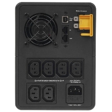 Источник бесперебойного питания APC Back-UPS BX1600MI / 1600ВА / 900Вт /  6xIEC 320 C13, 2xRJ-45