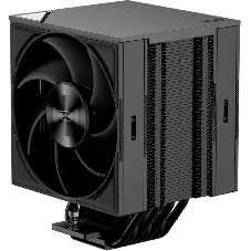 Кулер для процессора PCCooler RZ700D BK (270W, 4-pin PWM, 159.5mm, Al/Cu, 7x6mm, 2x120mm, 79.8CFM, 35.9dBA, 2400RPM, S: 1851/1700/1200/115X, AM5/AM4, black)