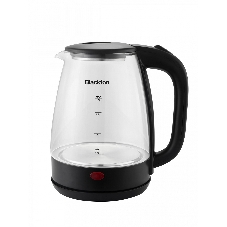 Электрочайник Blackton Bt KT100G черный, 1.7 л, 1500 Вт, скрытый нагревательный элемент