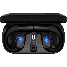 Гарнитура ASUS ROG Cetra Open Wireless Gaming Earbuds чёрный, беспроводная, радиоканал, до 16 ч, подсветка, совместимость с PS5