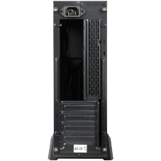 Компьютерный корпус CHIEFTEC UNI UE-02B-OP без БП, Slimline desktop, SFX, черный, mATX