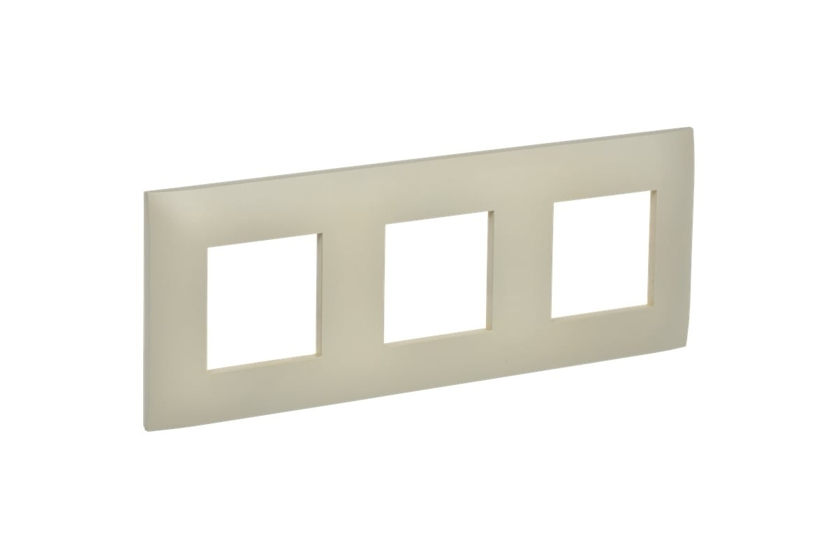 Рамка 3-м IEK SKANDY SK-F01B бежевый SK-M32-K10