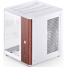 Компьютерный корпус без блока питания Case JONSBO TK-0 белый, Desktop SFF, TG, no fan, 1xUSB-A 3.2 + 1xUSB-C 3.2, SFX PSU Support, mITX белый