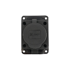 Розетка настенная с защитной крышкой каучуковая 230В 2P+PE 16A IP44 EKF PROxima