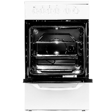 Плита электрическая Beko FFSS57000W белый, конфорок 4 электрических, духовка 60 л, 50 см x 85 см x 60 см