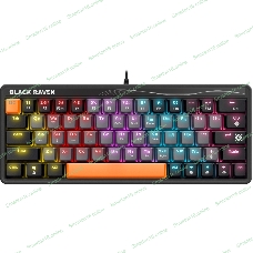 Клавиатура проводная Defender MECHANICAL BLK RAVEN GK-417 RU RGb