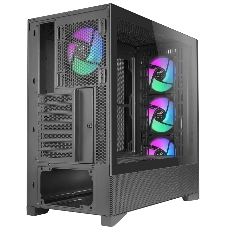 Корпус SAMA V42, Midi-Tower, чёрный, 4 x 120 мм