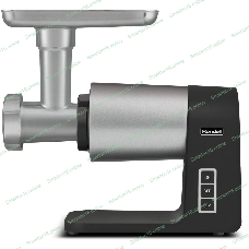 Мясорубка электрическая Rondell 1451-RE-01 серебристый/черный, 2300 Вт, 2.0 кг/мин, реверс, защита от перегрузки, металлический лоток, насадки - 5