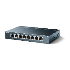 Коммутатор TP-Link TL-SG108, 8×1 Гбит/с, неуправляемый