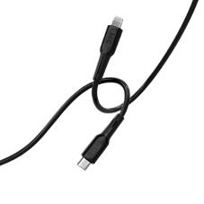 Кабель MORE CHOICE (4620202553249) K63ia 2м USB 3.0A PD 27W для Lightning ng 8-pin Type-C - 2м, черный