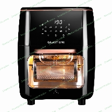 Аэрогриль Galaxy Line GL2523 черный, 2000 Вт, 13 л, сенсор, 10 программ