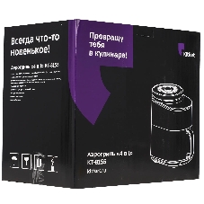 Аэрогриль Kitfort КТ-8155 черный, 1500 Вт, 4.5 л, сенсор, 14 программ
