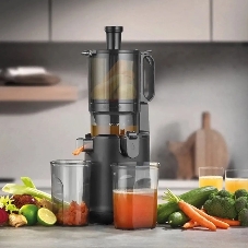 Соковыжималка CASO Juice Fit Pro черный, шнековая вертикальная, 250 Вт, 1000 мл, электронное, реверс