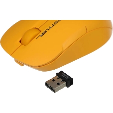 Мышь беспроводная A4Tech Fstyler FG15CS Air2 желтый, 1200 dpi, радиоканал, USB, кнопки - 3