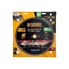 Пильный диск по ламинату Denzel ф300 х 30 мм, 80 зубьев