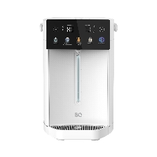 Термопот BQ TP5001 White. Мощность 1600 Вт/Объем 5 л/Сенсорный LED-дисплей/Поддержание температуры/Функция дехлорирования/Регулировка темперы от 40 до 90 'C/Система защиты: от перегрева, от включения без воды, блокировка подачи воды/Внутренняя колба из нержавеющей стали AISI 304/Съемная крышка/Ручка для переноски/Электрическая помпа/Длина шнура 0.85 м