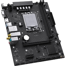 Материнская плата Maxsun Challenger B760M-F WIFI, LGA 1700, Intel B760, 2xDDR4, 3xSATA, 1xM.2, 1xPCIe 4.0 x16, 1xPCIe x1, 1xVGA, 1xHDMI, 1x1Gb LAN, Wi-Fi 5, Bluetooth 4.2, 2xUSB-A 5Gbps, 4xUSB-A 2.0, 3x3.5 мм, 7.1, чёрный, mATX