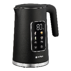 Чайник электрический Vitek VT-1162, 1.7л, 2200Вт, черный, корпус: металл/пластик