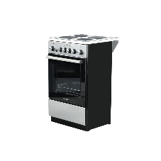 Плита электрическая De Luxe 5004.16э 010 серебристый, конфорок 4 шт, духовка 46 л, гриль, 50 см x 85 см x 50 см