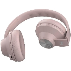 Беспроводные/проводные наушники Harper HB-412 светло-розовый, накладные, Bluetooth + проводной, до 8 ч