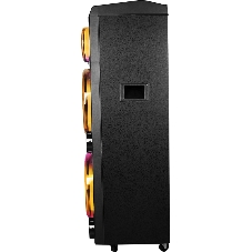 Колонка портативная Ural 23 черный 2000W 1.1 BT/3.5Jack/USB-C 15м 7000mAh (УРАЛ МОЛОТ 23)