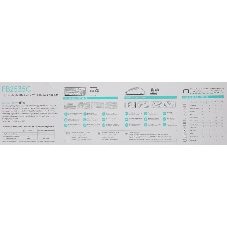 Комплект клавиатура+мышь A4Tech FStyler FB2535C беспроводной, USB + Bluetooth, 2000 DPI, черный