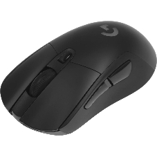 Мышь игровая Logitech G703 Lightspeed черная, сенсор 100-25600dpi (Hero25K), беспроводная 2.4GHz + USB 1,8м, 5 программируемых кнопок + колесо прокрутки, RGB-подсветка, под правую руку