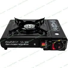 Плита настольная газовая Energy GS-300 чёрный, 2,5 кВт, газовая горелка, конфорки - 1, металл, поворотный регулятор