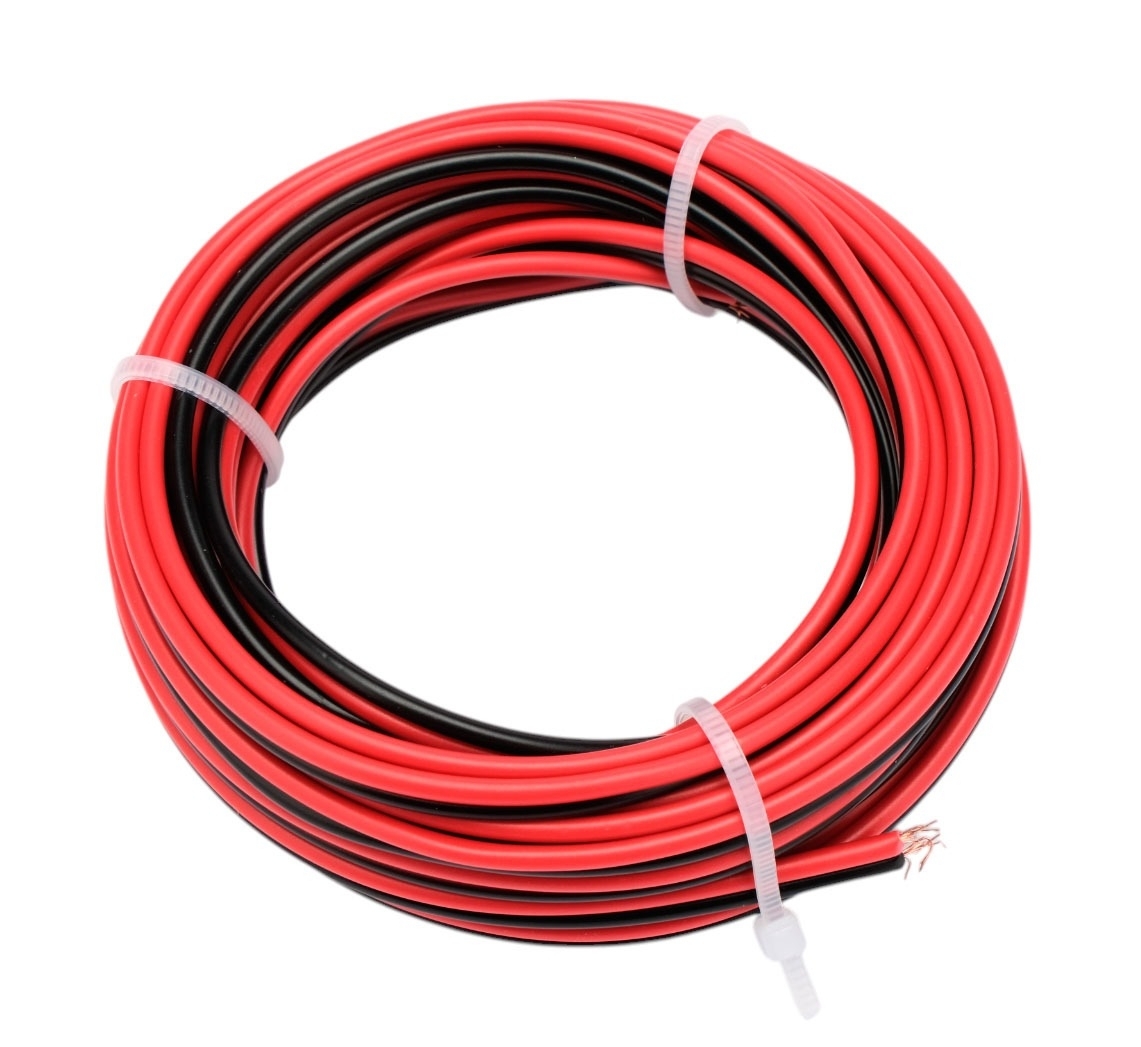 Акустический кабель Cablexpert CC-TC2Lx0,35-5M, 2x0.35мм2, 5м, черно-красный, пакет