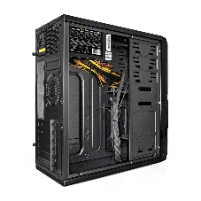 Компьютерный корпус ExeGate EX278399RUS Miditower ExeGate XP-329S Black, ATX, (XP500, Black,120мм), 2хUSB, Audio