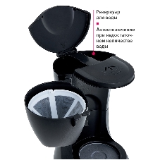Кофеварка капельная Delta DL-8153 черный, исп. кофе - молотый, 0,6 л, 600 Вт