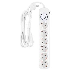 Сетевой фильтр Ippon BK-6-EU-3-16-W 3 м, 6 розеток, белый, коробка