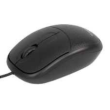 Мышь проводная Crown CMM-128 черный, 1000 dpi, USB, кнопки - 2