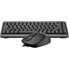 Комплект клавиатура + мышь A4Tech Fstyler F1110 клав:черный/серый мышь:черный/серый USB Multimedia (F1110 GREY)