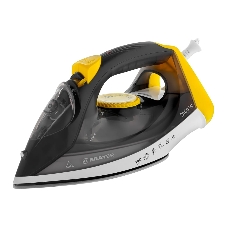 Утюг BRAYER BR4003GY серый/желтый/черный, 2400 Вт, 25 г/мин, 140 г/мин, 330 мл