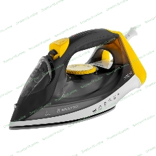 Утюг BRAYER BR4003GY серый/желтый/черный, 2400 Вт, 25 г/мин, 140 г/мин, 330 мл