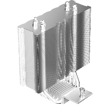 Кулер для процессора Ocypus Delta A40 EX WH Digital, 120мм ARGB FAN, Top Display Panel, 4 HEAT PIPES, 4-PIN PWM, 500-1800 RPM, 29DBA, HYDRO BEARING, LGA115X/1200/1700/18XX, AM4/AM5