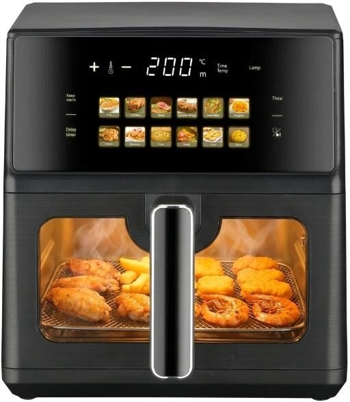 Аэрогриль ELTRONIC 7 литров 1700w черный