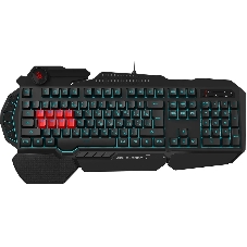 Клавиатура A4Tech Bloody B318 черный USB Multimedia Gamer LED (подставка для запястий)