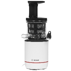 Соковыжималка Bosch MESM500W черный, шнековая вертикальная, 150 Вт, 1000 мл, электронное, реверс