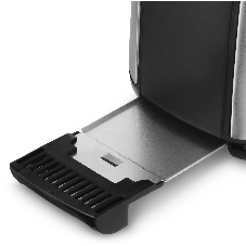 Тостер Vitek VT-7156 серебристый/черный, 750 Вт, 2 слота