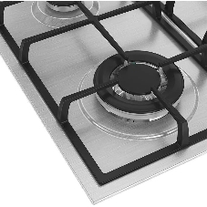 Газовая варочная панель Hotpoint HGMT 642 W IX, независимая, серебристый
