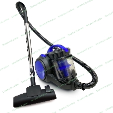 Пылесос Ginzzu VS435 черный/синий, 440/2400 Вт, уборка сухая, пылесборник контейнер 4 л