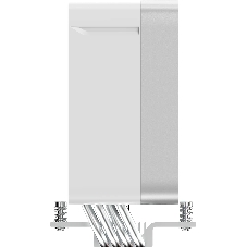 Кулер для процессора Ocypus Delta A40 EX WH Digital, 120мм ARGB FAN, Top Display Panel, 4 HEAT PIPES, 4-PIN PWM, 500-1800 RPM, 29DBA, HYDRO BEARING, LGA115X/1200/1700/18XX, AM4/AM5