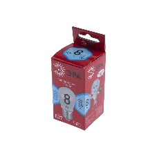 Лампа светодиодная Эра Б0049645 RED LINE LED P45-8W-840-E27 R 8 Вт шар нейтральный белый свет