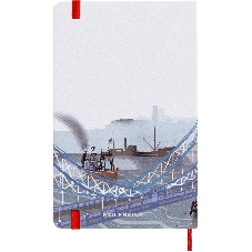 Блокнот Moleskine LIMITED EDITION I AM LONDON LEQP060IAMLO Large 130х210мм, 240 страниц, слоновая кость страницы линейка, твердая обложка, белый