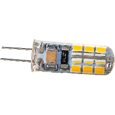Лампа светодиодная JazzWay PLED-G4 3Вт капсульная 2700К теплый белый G4 200лм 220-230В