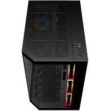 Корпус Eurocase M430ZAF Black, Midi-Tower, чёрный, 4 x 120 мм (3 x 120 мм на боковой панели, 1 x 120 мм на задней)