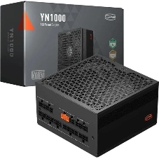 Блок питания PCCooler P5-YN1000-G1F, 1000Вт, 80 PLUS Gold, 135мм, модульный, черный